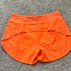 Lululemon speed up shorts 4 in inseam